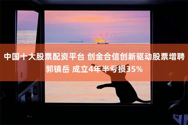 中国十大股票配资平台 创金合信创新驱动股票增聘郭镇岳 成立4年半亏损35%
